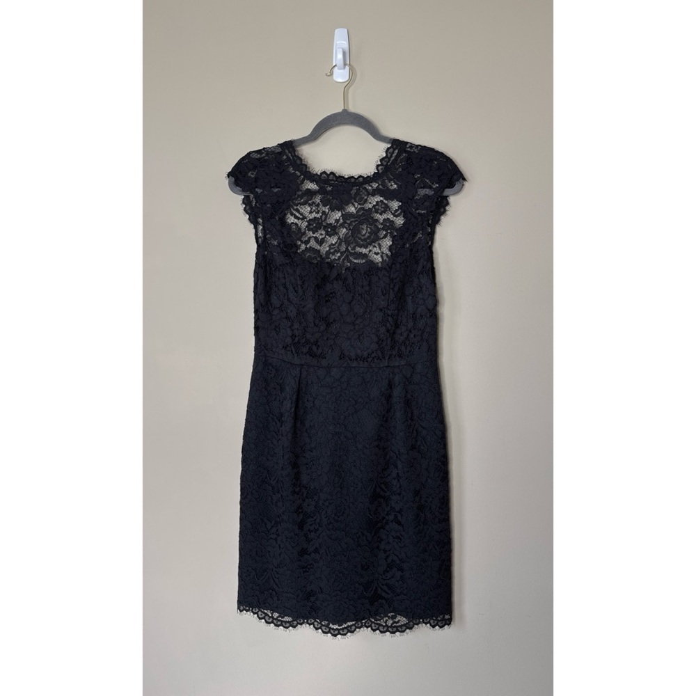 Shoshanna Corlears Olivia Black Lace Dress Size 8 - Picture 1 of 7